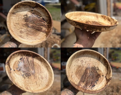 Red Oak Shallow Bowl
